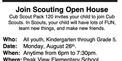 Featured Image for 8/26@6pm - Join Scouting Night - 2024